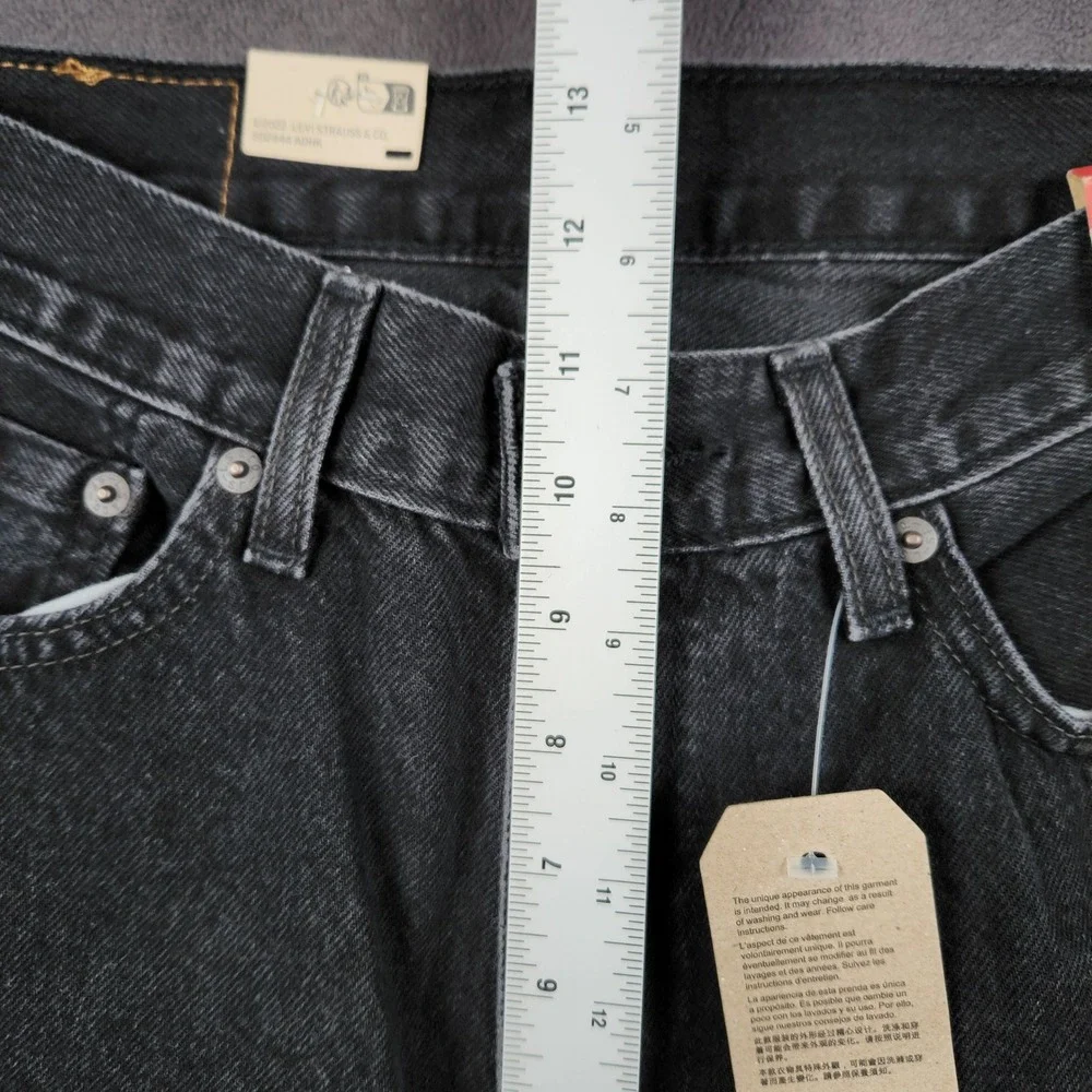 Levis 565 Jeans Mens 29x32 Faded Black‎ 97 Loose Straight Denim A7221-0005 NEW